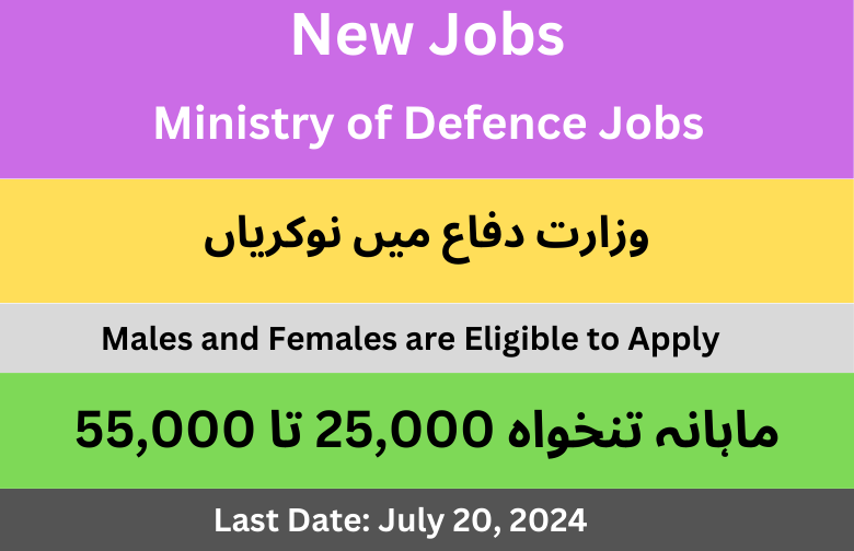 NJP-MOD New Jobs For Ministry of Defence 2024