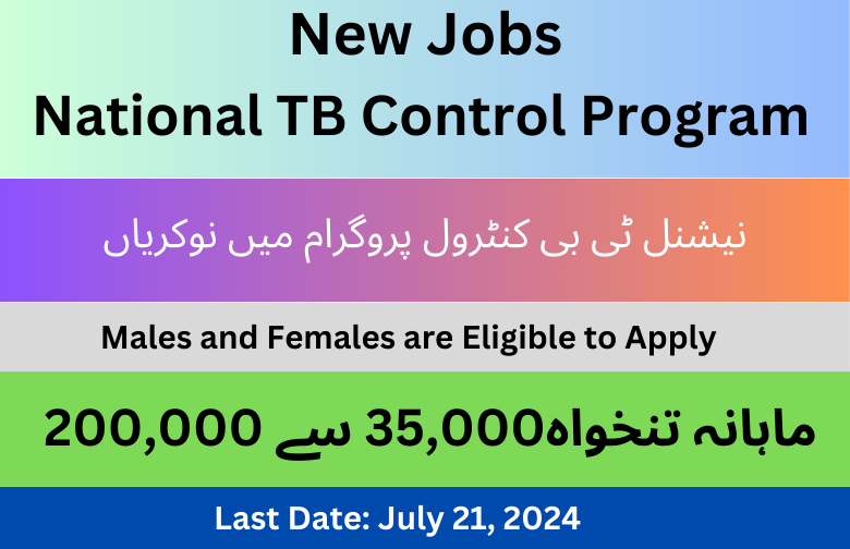 National TB Control Program New Jobs 2024