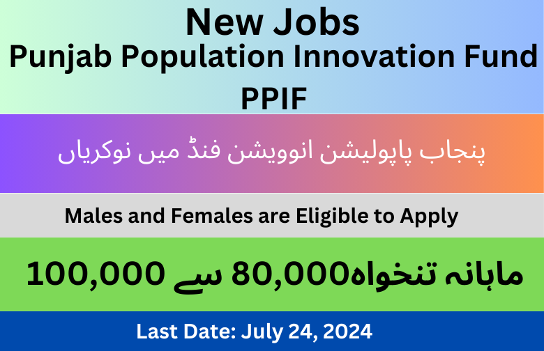 Punjab Population Innovation Fund PPIF New Jobs 2024 (2)